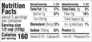 Alfredo - Nutritional Information