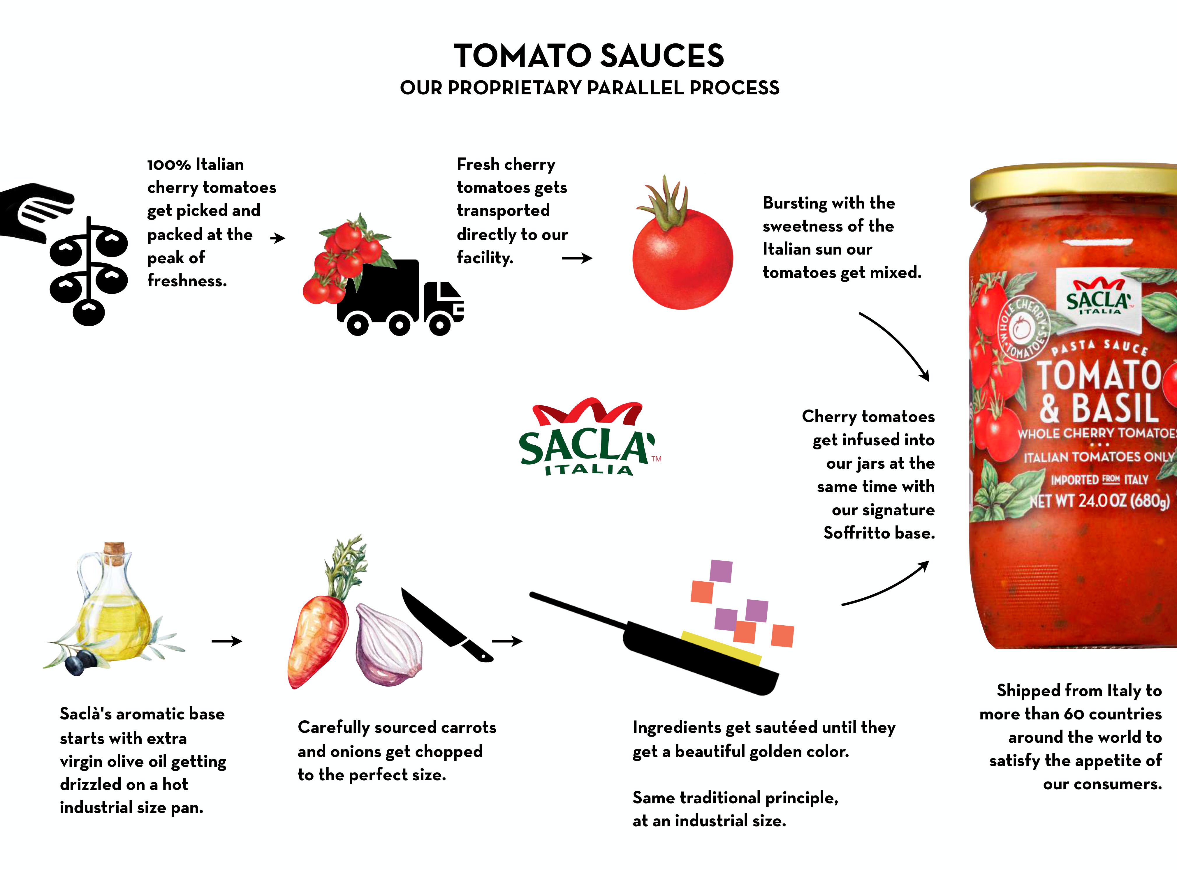 Tomatoes Sauces Process